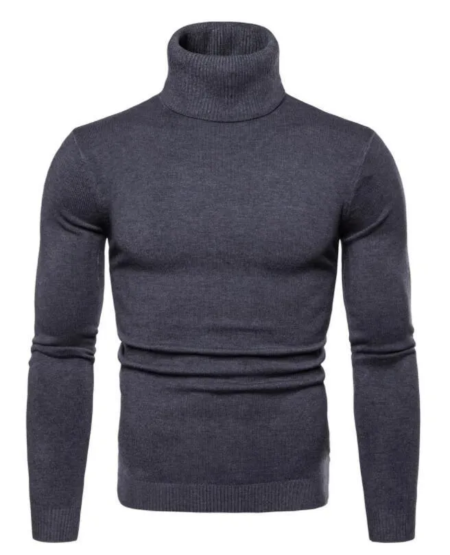 2024 New Men's Warm Turtleneck sweater