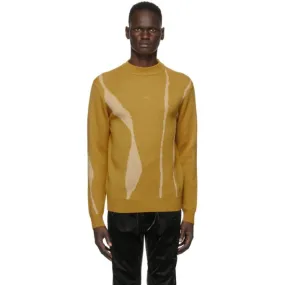 A-COLD-WALL* Yellow Jacquard Terrain Sweater