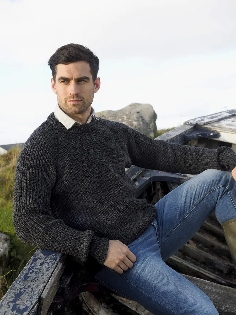 Aran - Navy Fisherman Rib