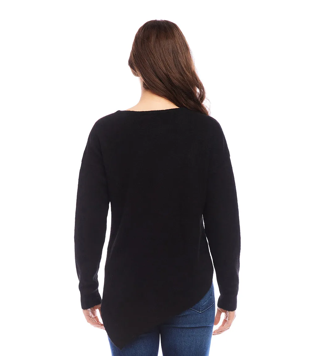Asymmetric Hem Sweater