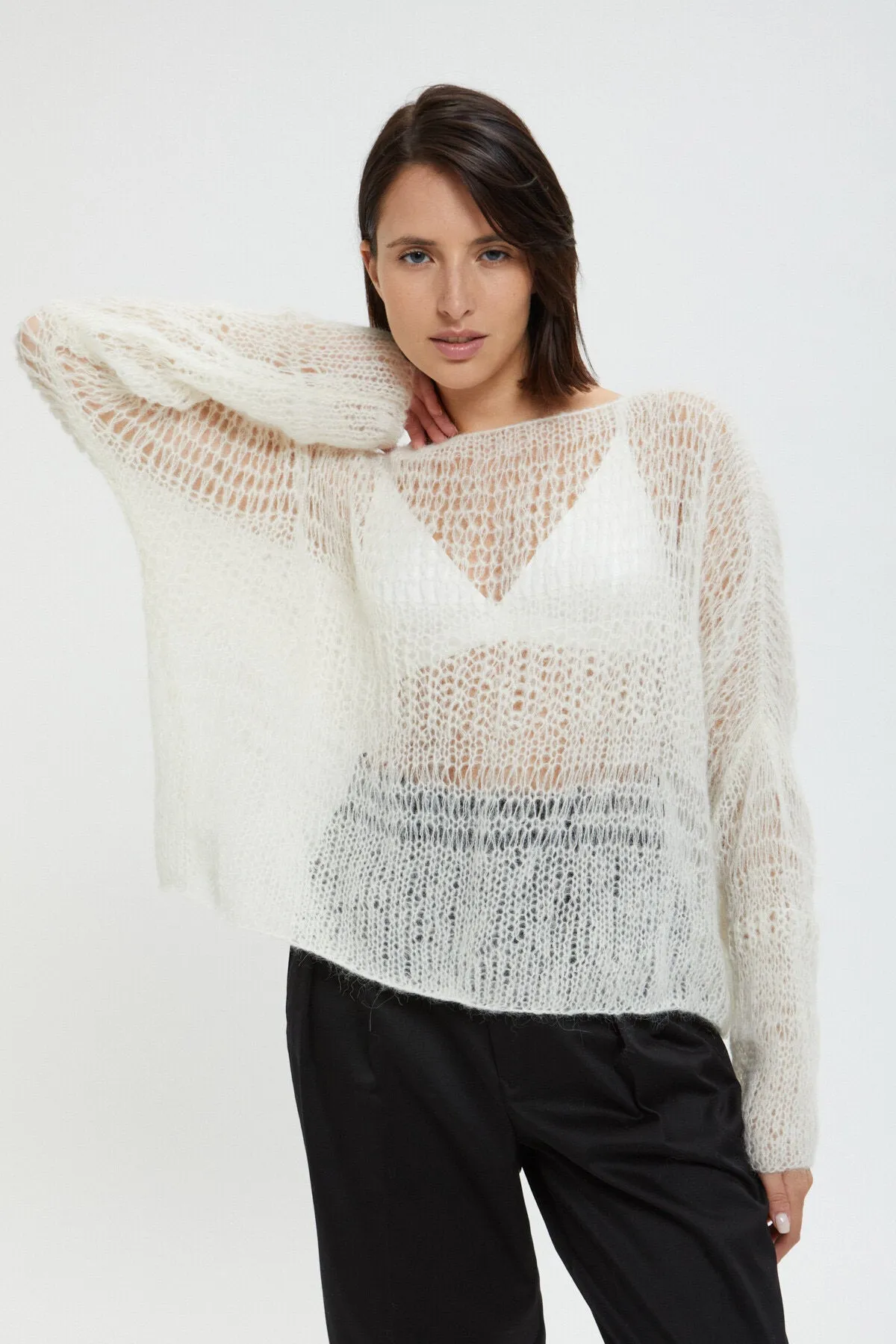 Azhar Netting Sweater