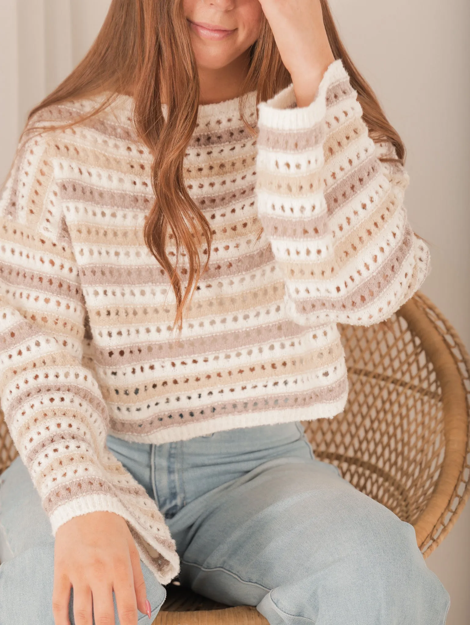 Becca Striped Knit Sweater