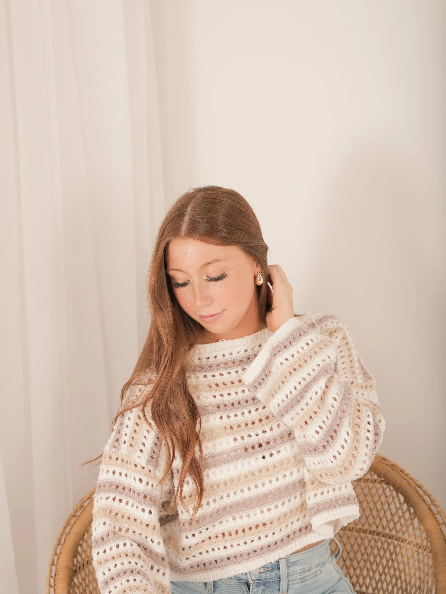 Becca Striped Knit Sweater