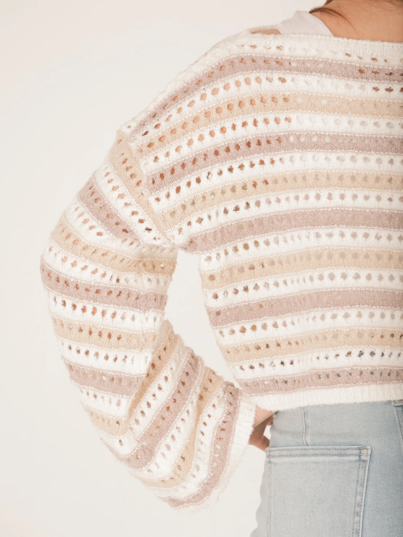 Becca Striped Knit Sweater