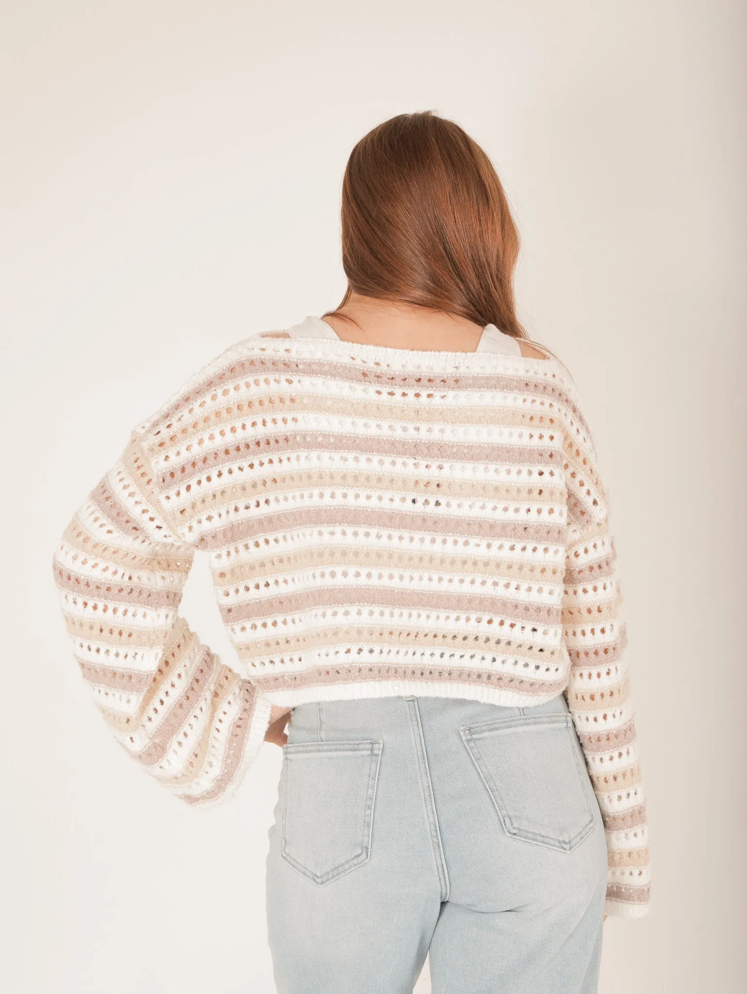 Becca Striped Knit Sweater