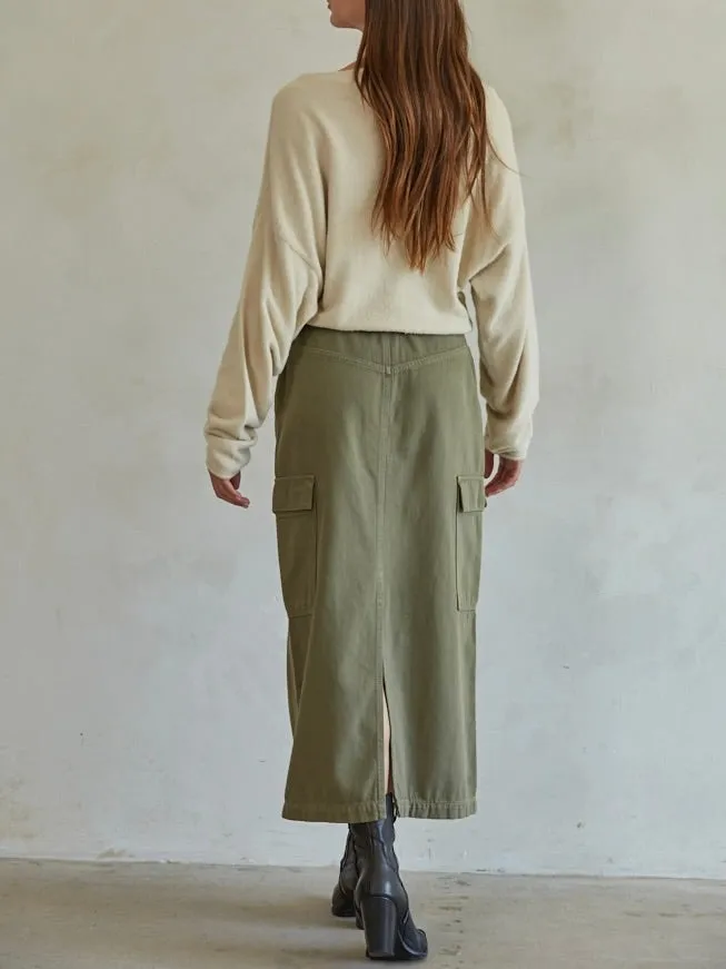 Boat Neck Sweater - Cream