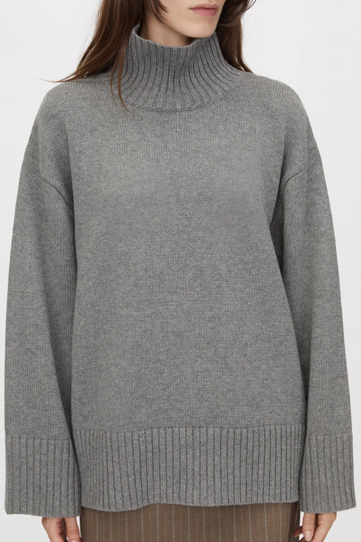 Camilla and Marc Romeo 2.0 Funnel Neck in Grey Melange