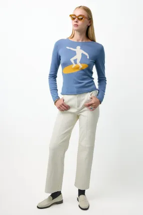 Cashmere Surfer Crewneck Sweater