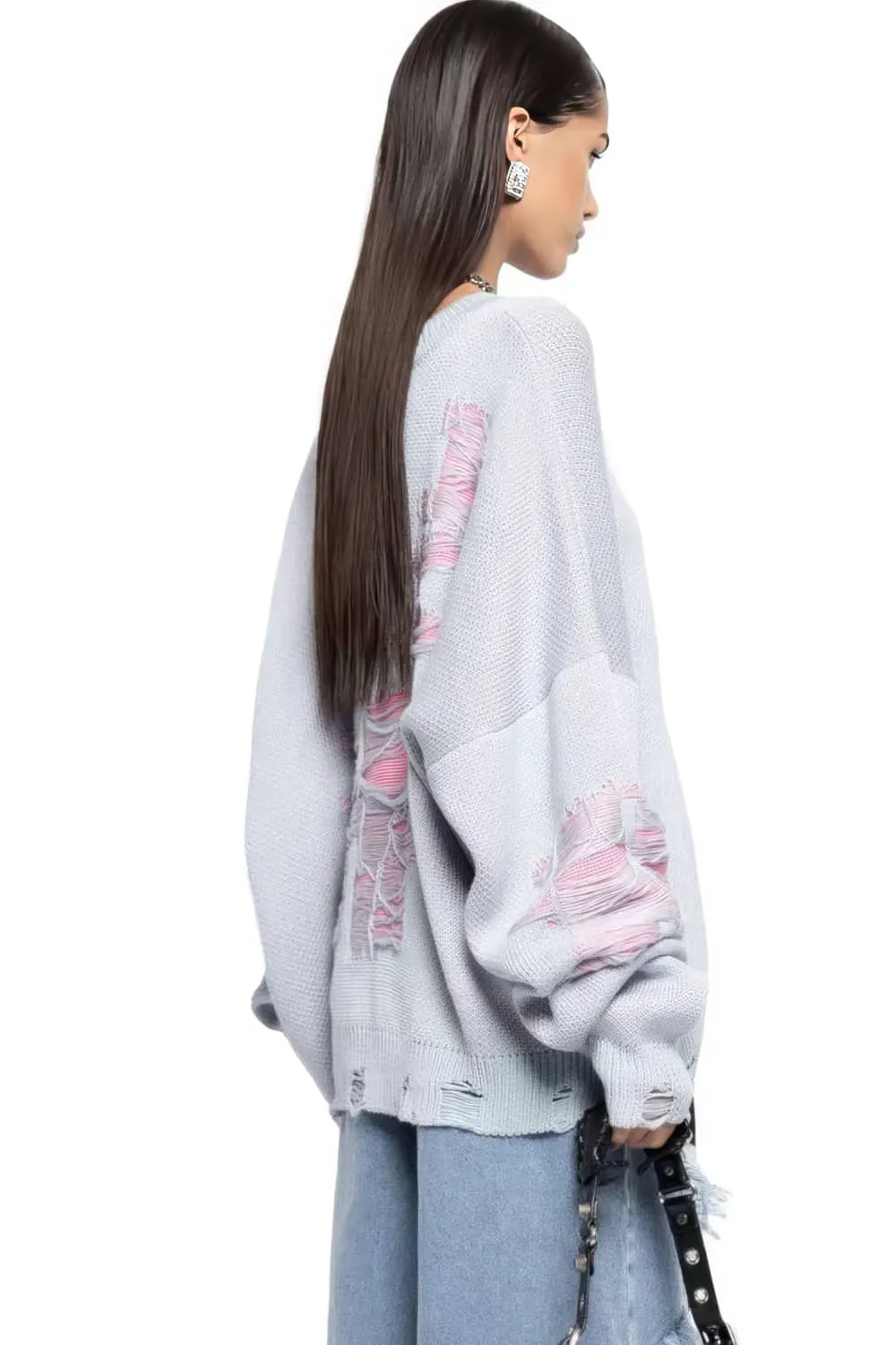 Casual Loose Ripped Sweater