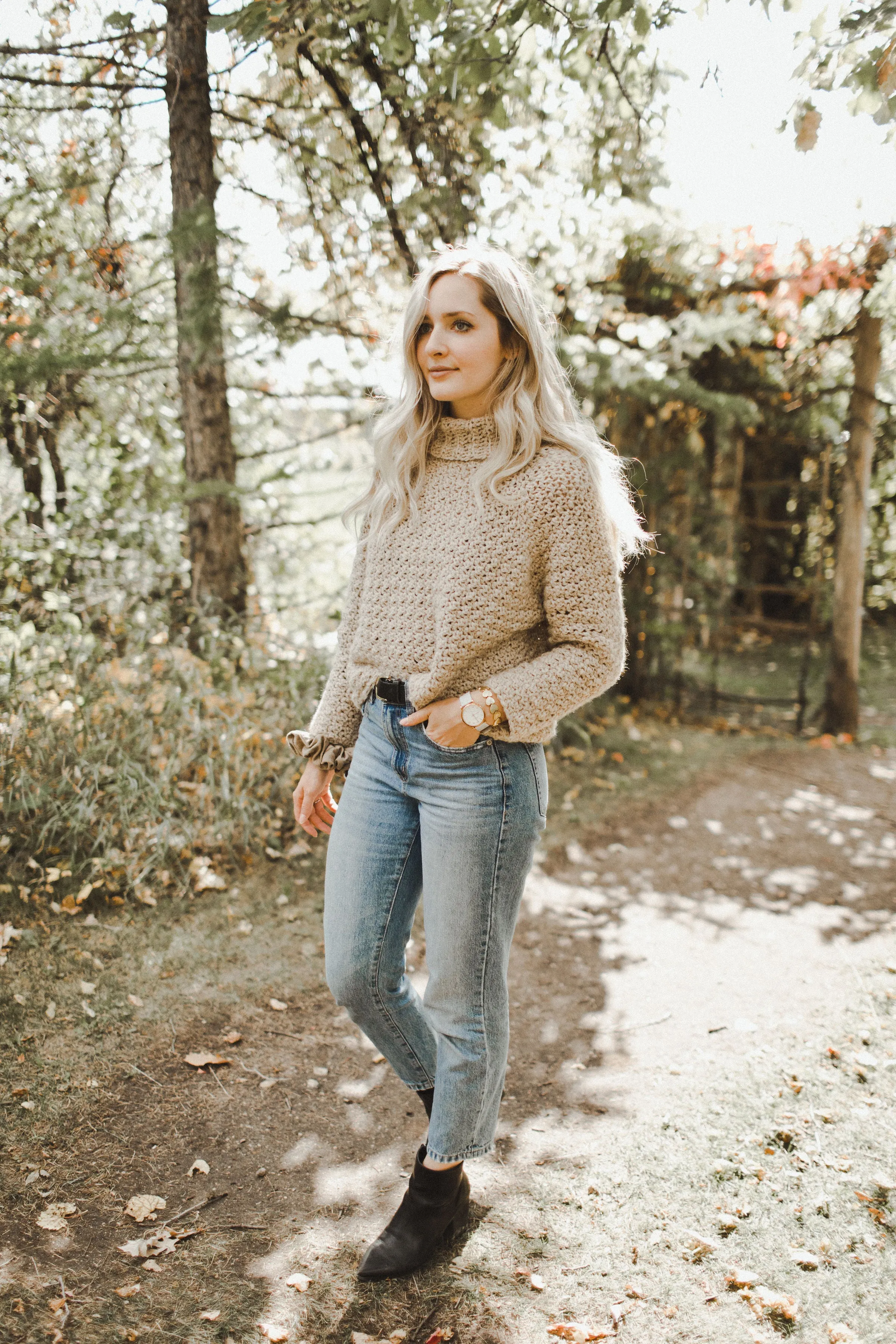 Chainette Turtleneck Crochet Pattern
