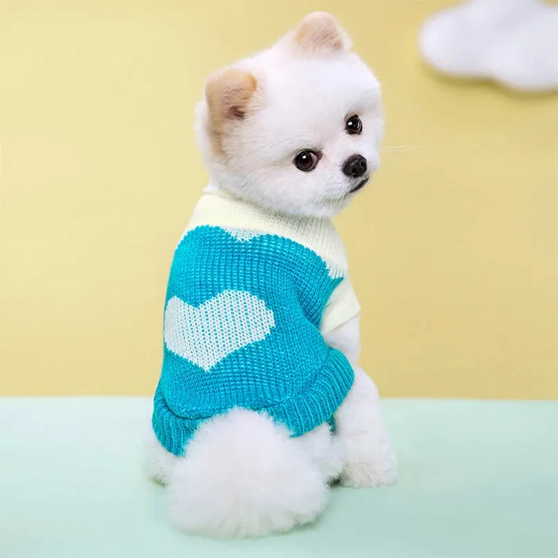 Classic Knit Sweater for Small to Medium Dogs