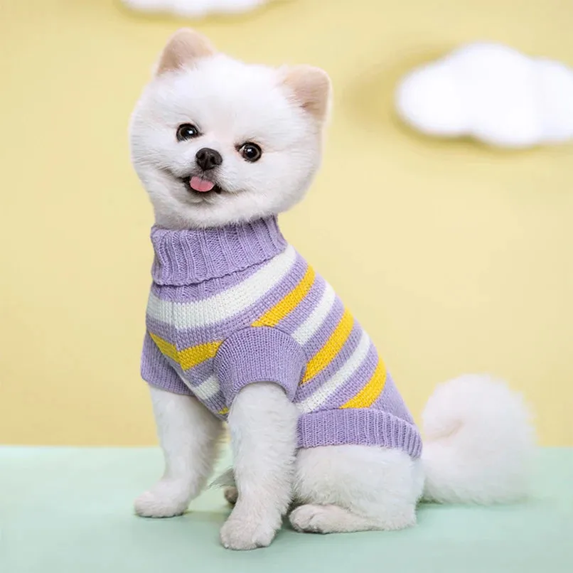 Classic Knit Sweater for Small to Medium Dogs