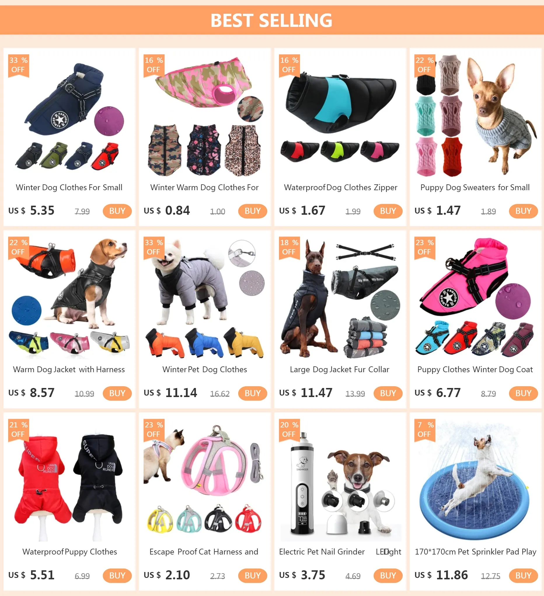 Classic Knit Sweater for Small to Medium Dogs