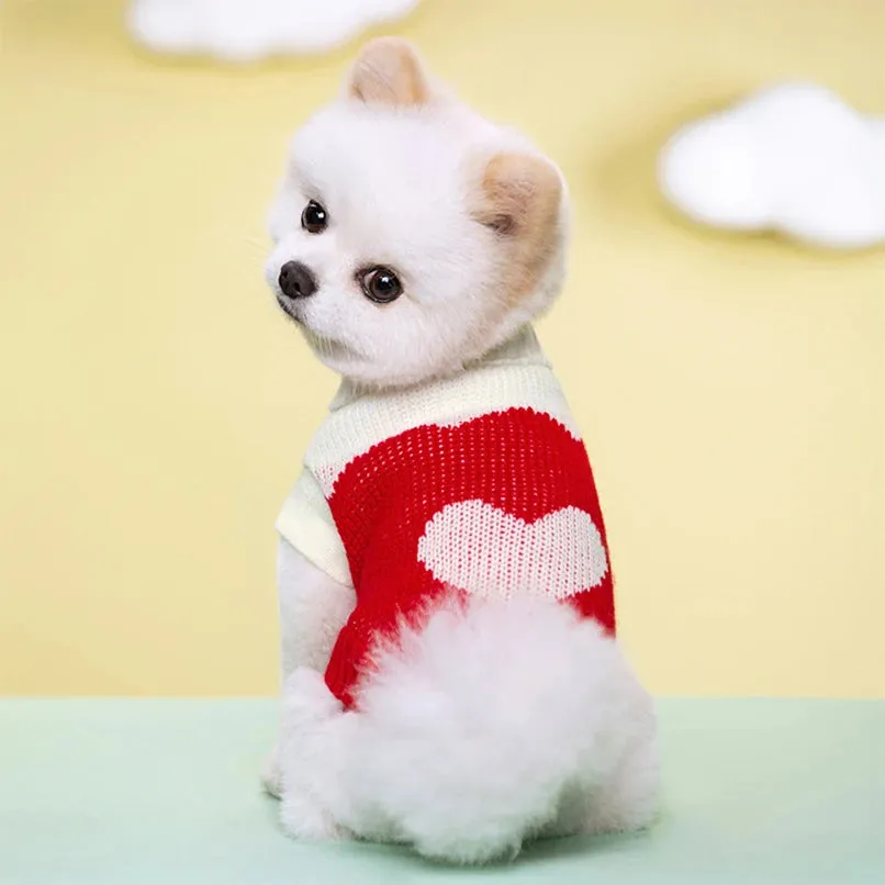 Classic Knit Sweater for Small to Medium Dogs