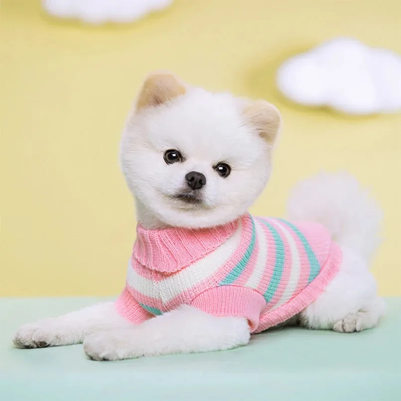 Classic Knit Sweater for Small to Medium Dogs