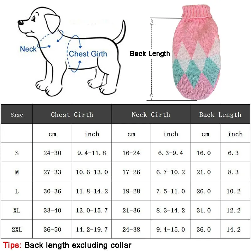 Classic Knit Sweater for Small to Medium Dogs