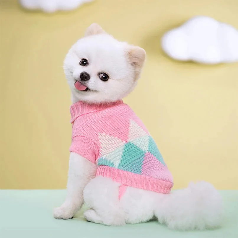 Classic Knit Sweater for Small to Medium Dogs