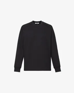 Cotton Sweatshirt with Embroidery PR461100 Black