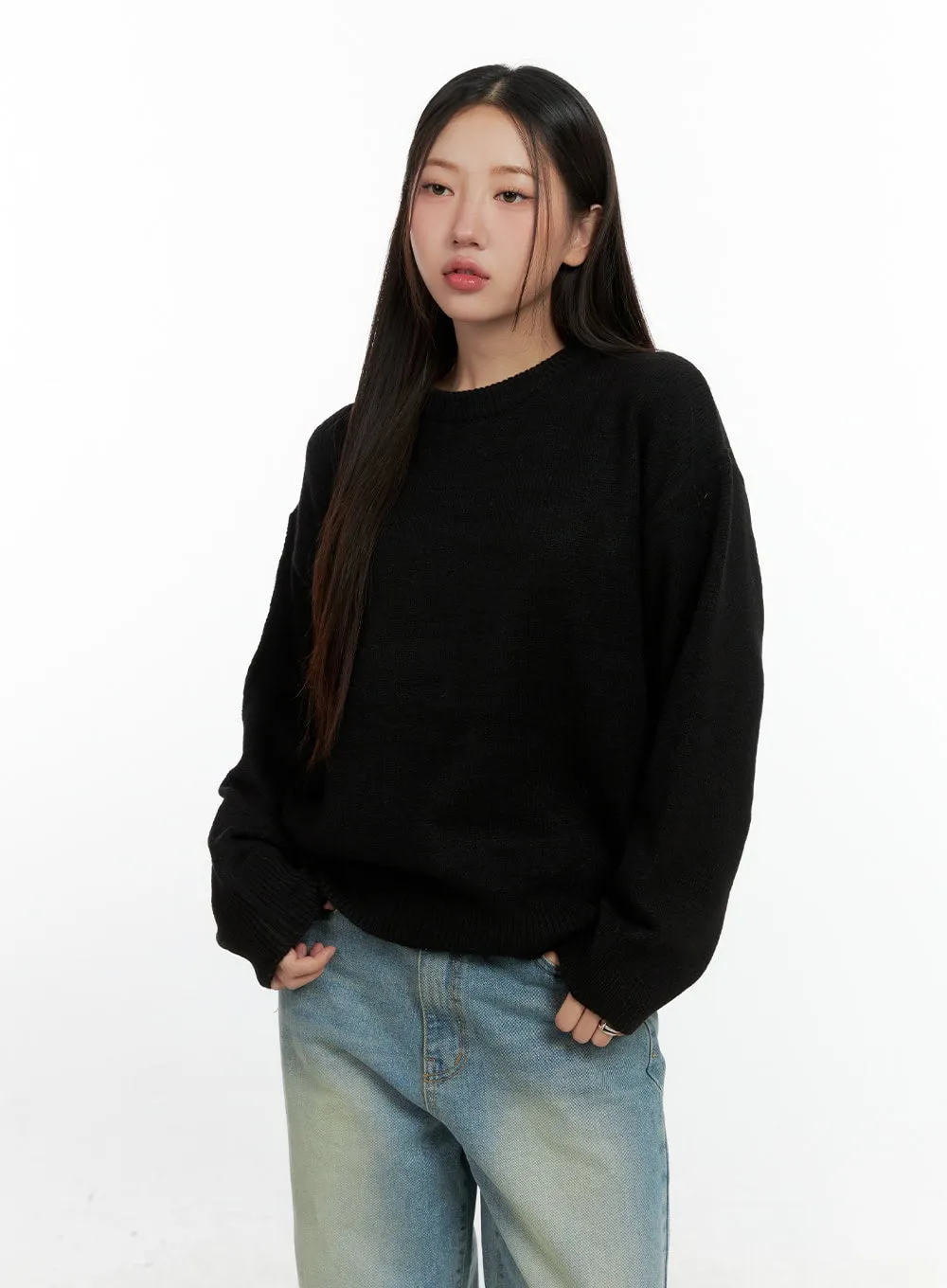 CozyKnit Round Neck Sweater CN411