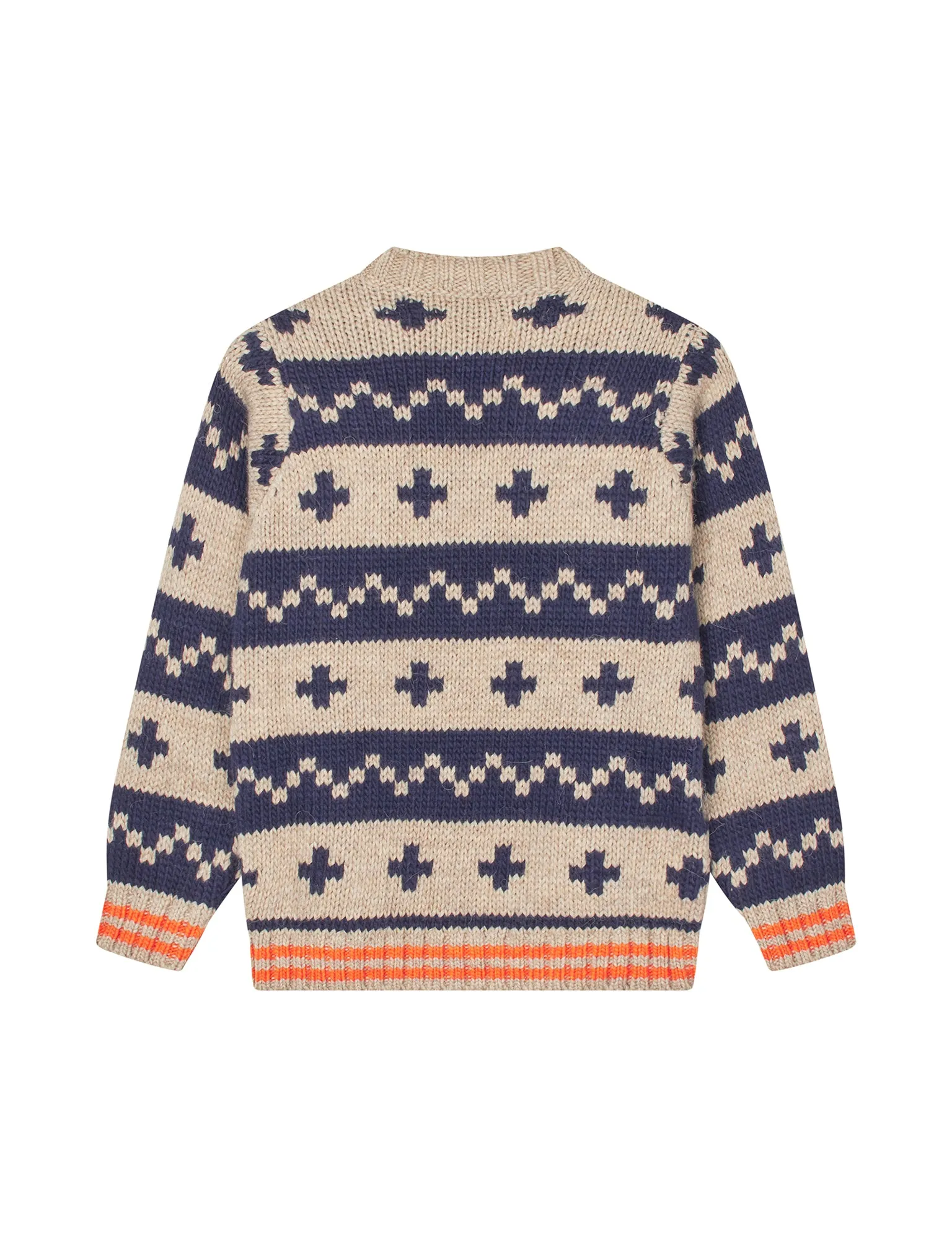 Crash Keldino Reykavik Sweater, Nature Mel/Deep Well