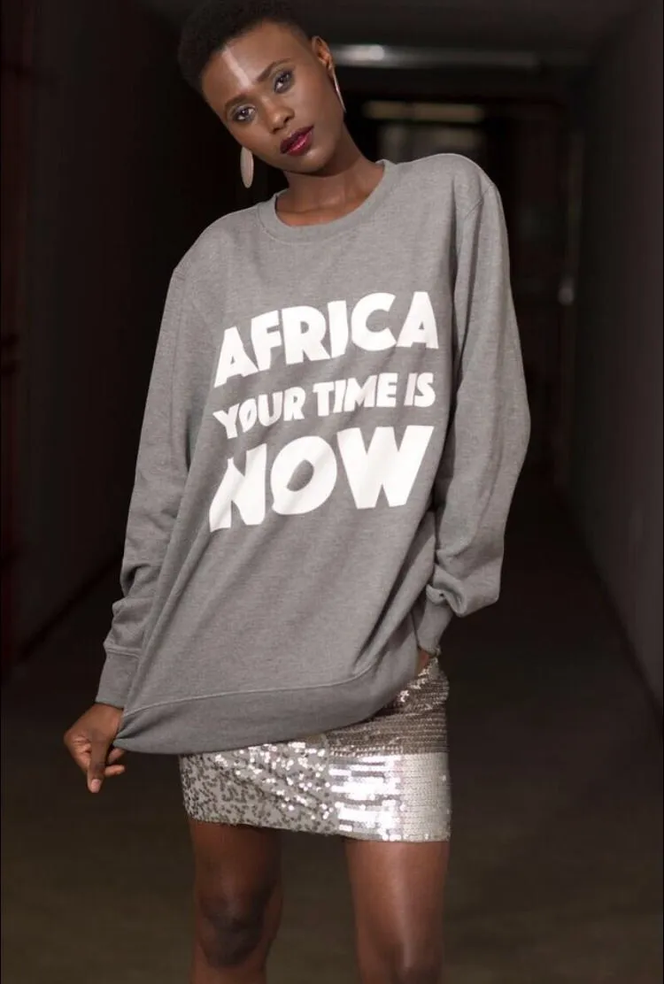 Grey melange AYTIN sweater
