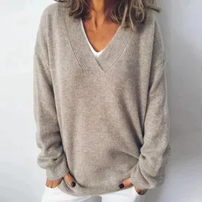 Huxley | Women's Cashmere V-Neck Sweater