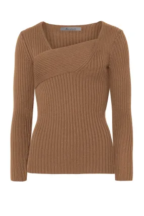 Irregular wool sweater