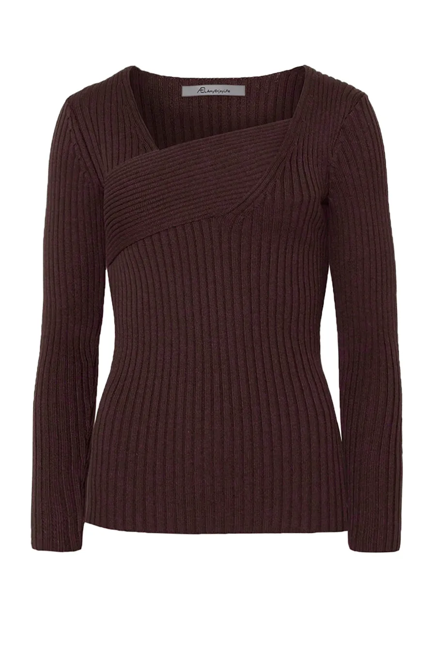 Irregular wool sweater