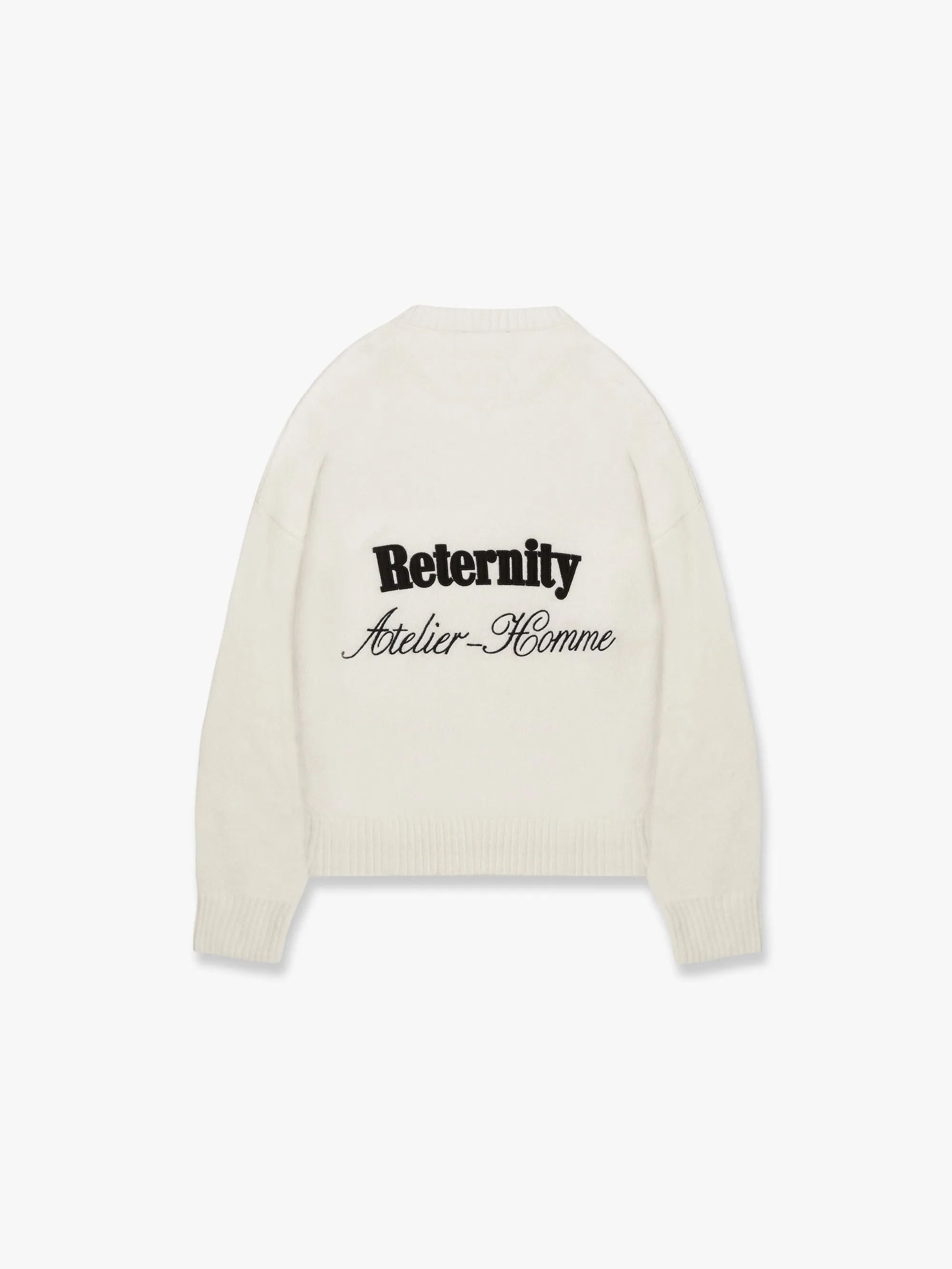 KNIT SWEATER ‘ATELIER HOMME’ - CREAM
