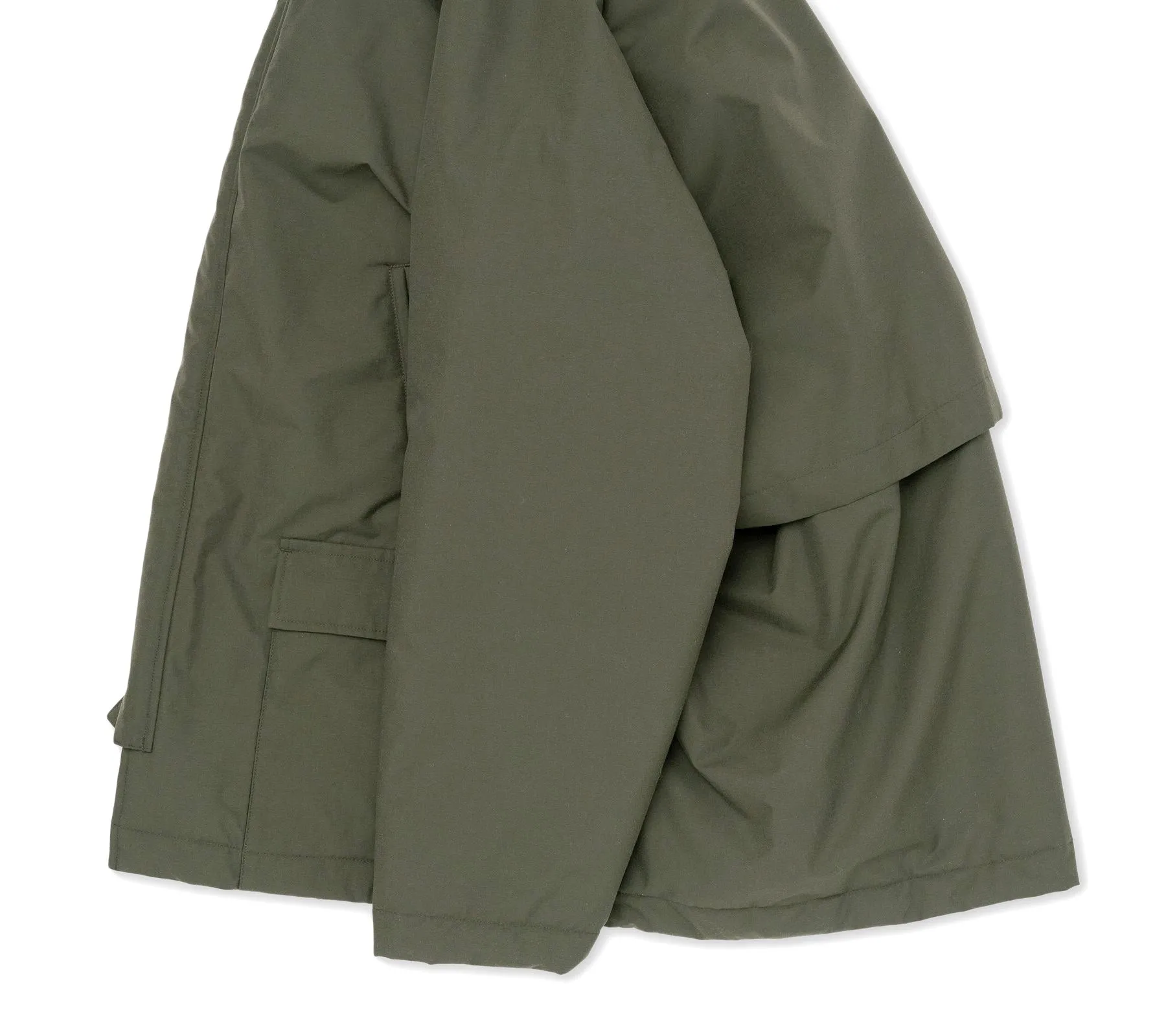 Padded Half Coat | Olive