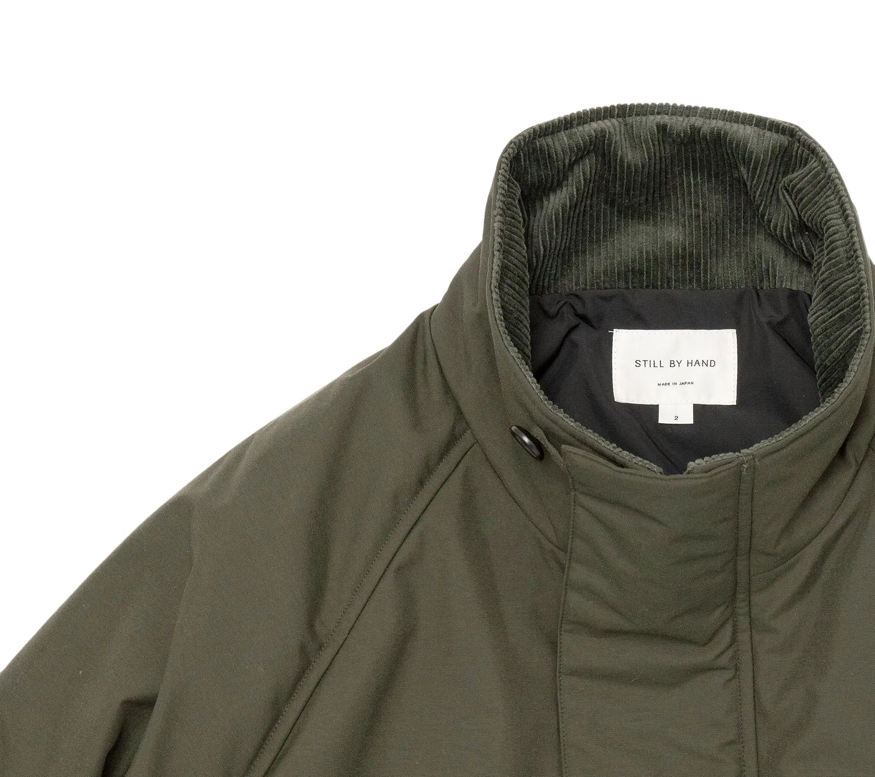 Padded Half Coat | Olive