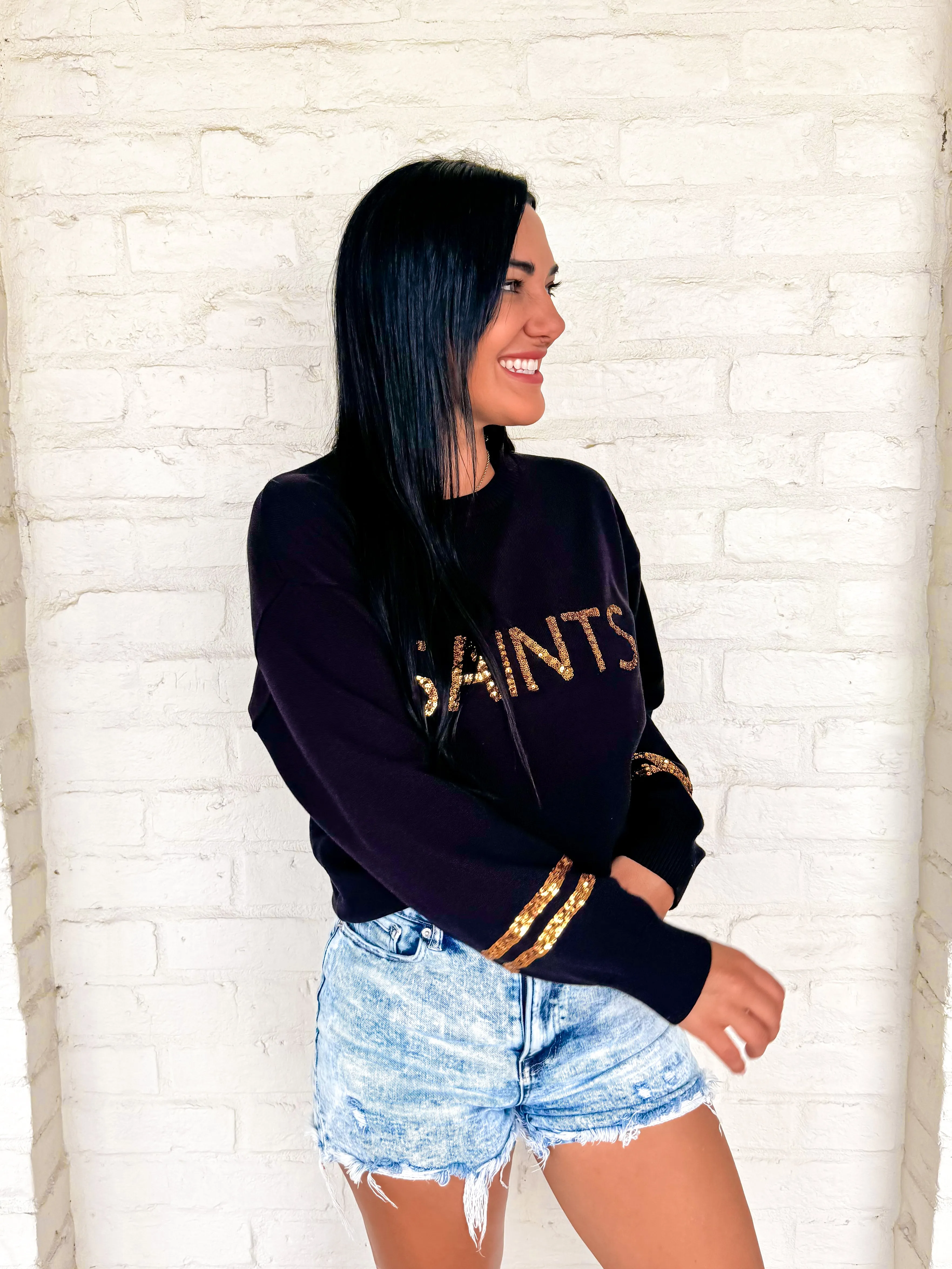 Queen Of Saints Sweater Black