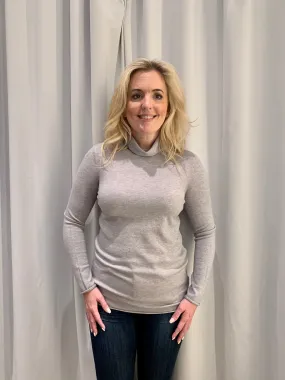 Roll Neck Sweater - Grey