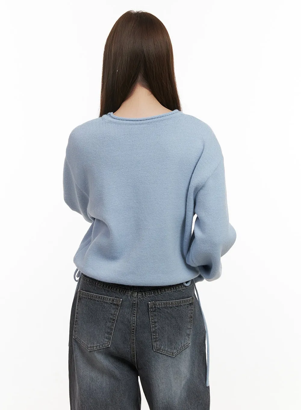Round Neck Loose Sweater OD417