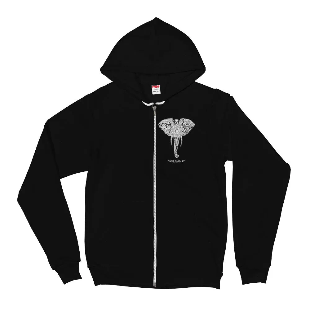 Vegan Elephant Hoodie sweater