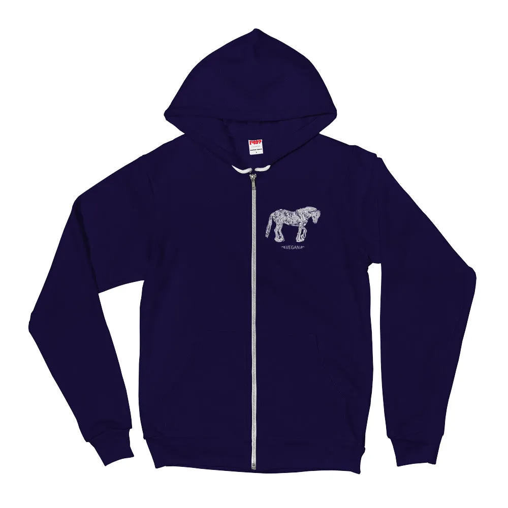 Vegan Horse Hoodie sweater