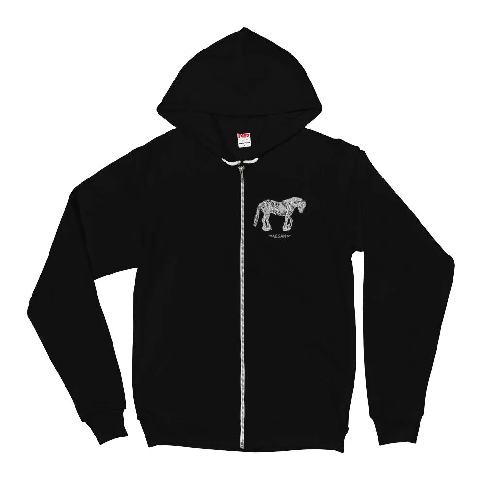 Vegan Horse Hoodie sweater