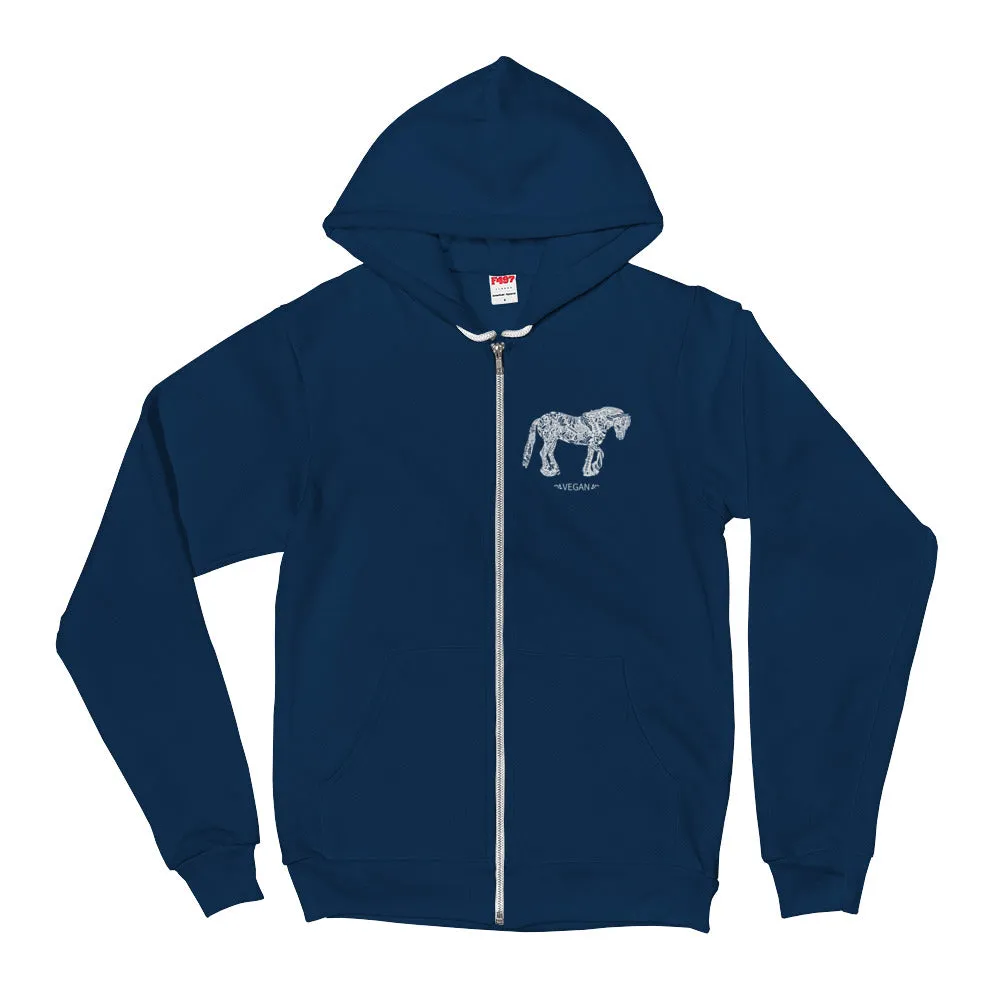 Vegan Horse Hoodie sweater