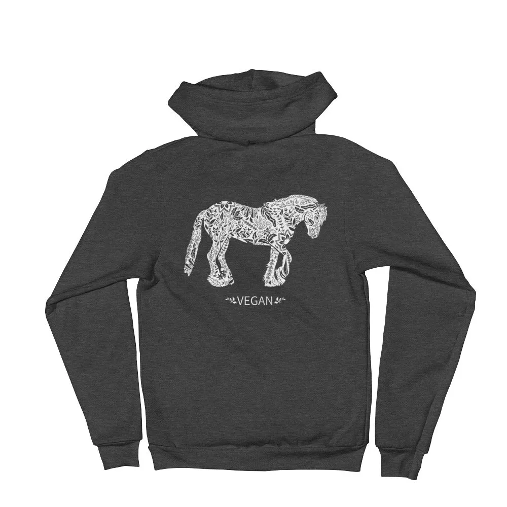 Vegan Horse Hoodie sweater