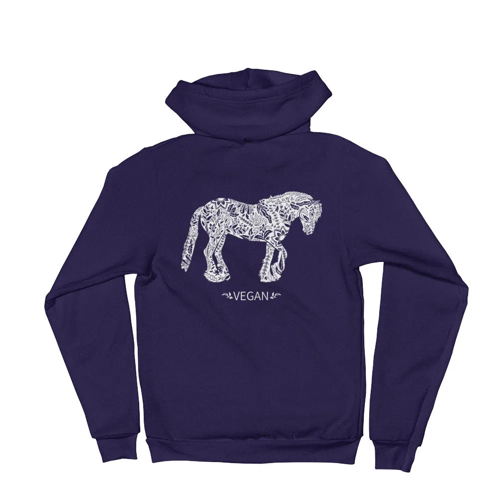 Vegan Horse Hoodie sweater