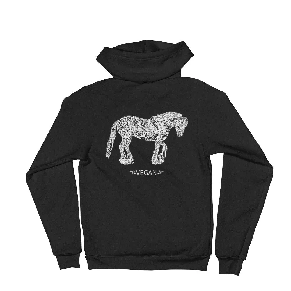 Vegan Horse Hoodie sweater
