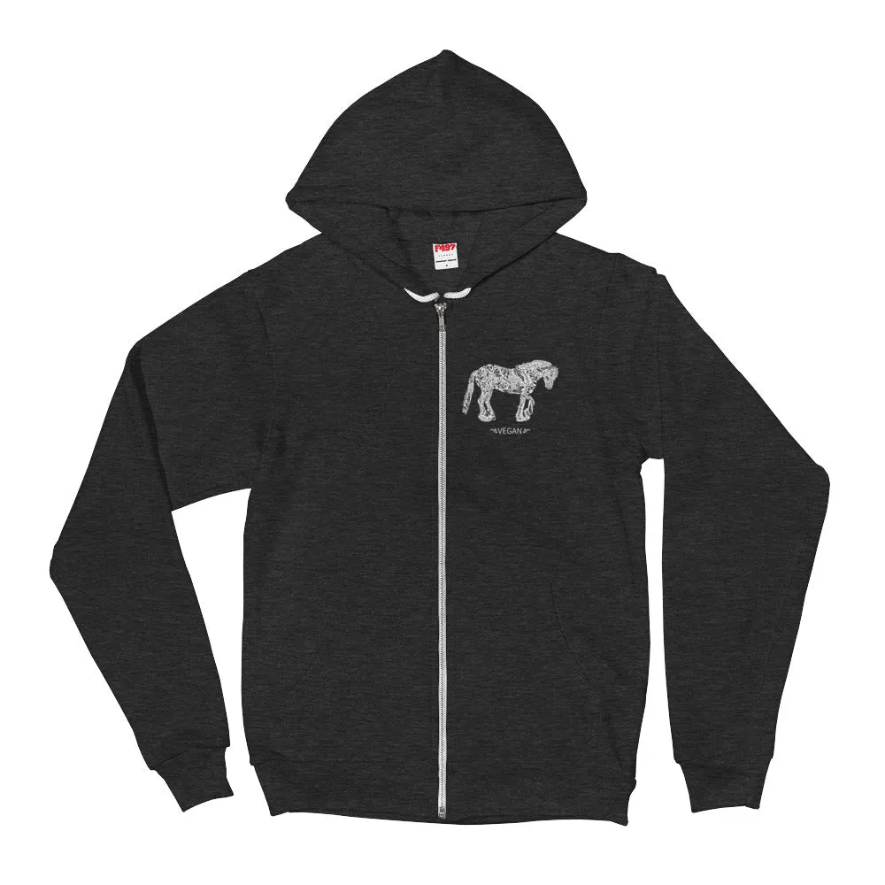 Vegan Horse Hoodie sweater