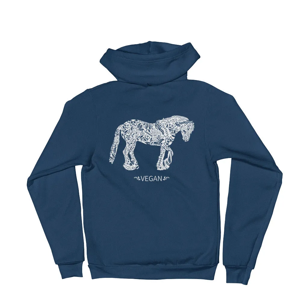 Vegan Horse Hoodie sweater