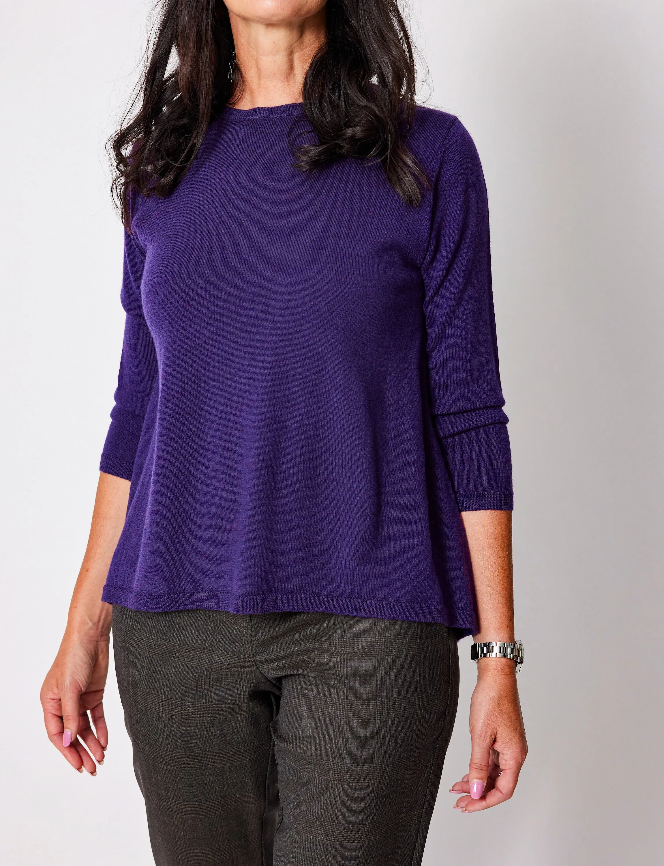 Wellesley Sweater in Amethyst