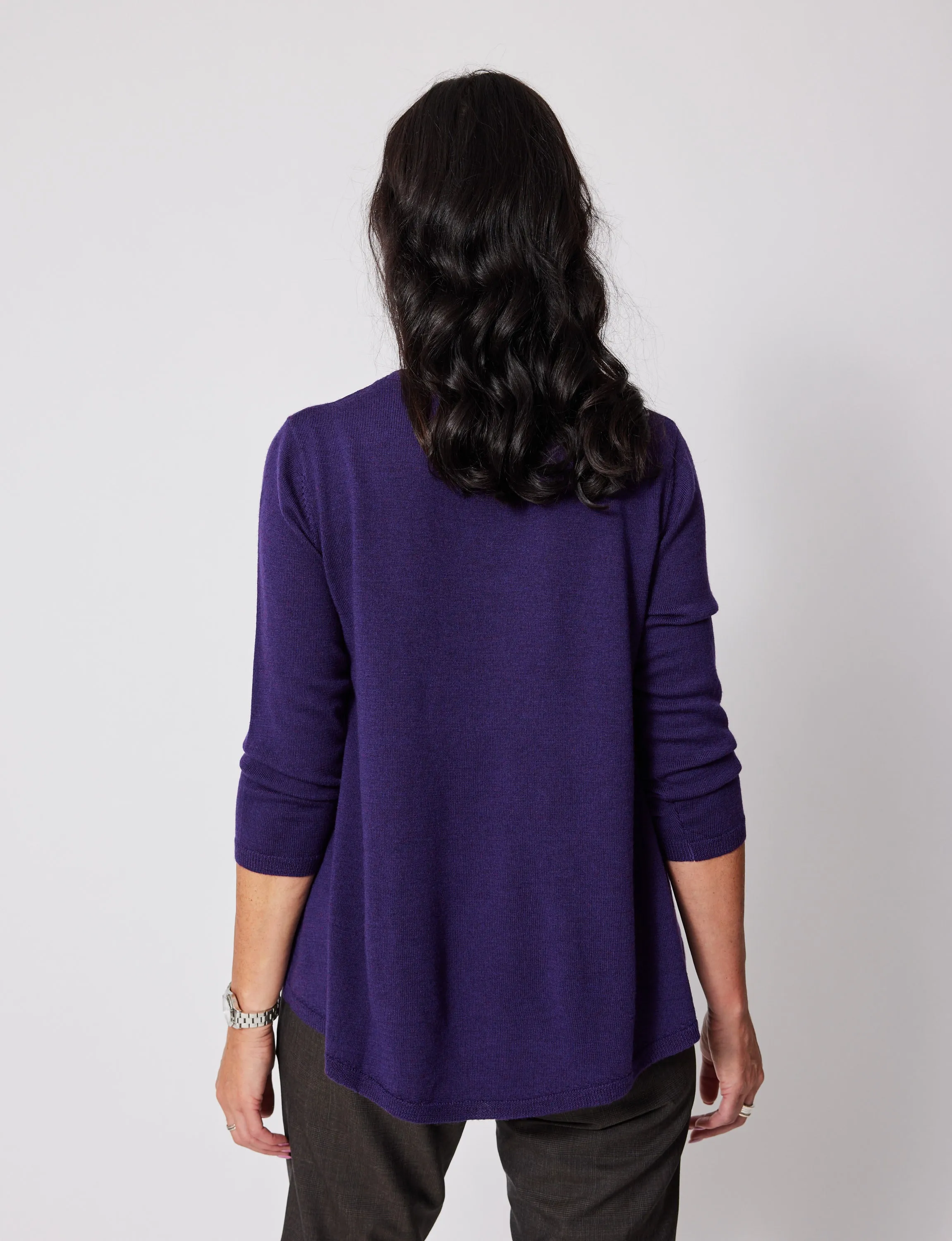 Wellesley Sweater in Amethyst